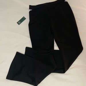 Black Cut Out Flare Pants